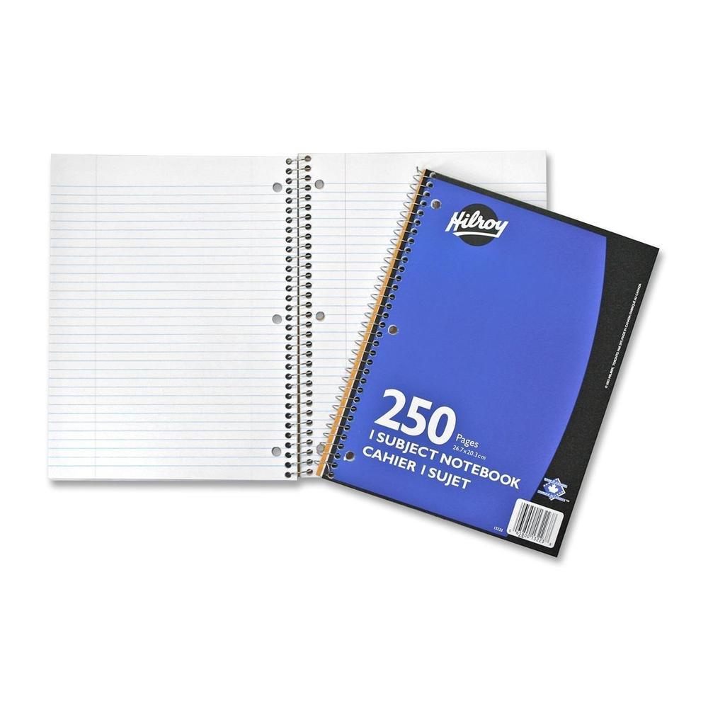 Hilroy Coil Notebook (10 1/2" x 8") (250 Pages)